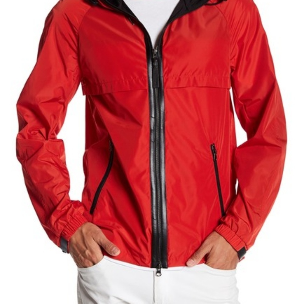 NWT mackage water resistant rain jacket size L